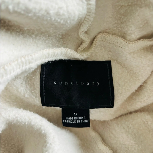 Anthropologie Sanctuary Unstructured Sweatshirt Tan - Picture 4 of 5